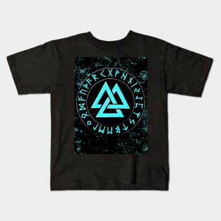 Valknut Viking Symbol Kids T-Shirt